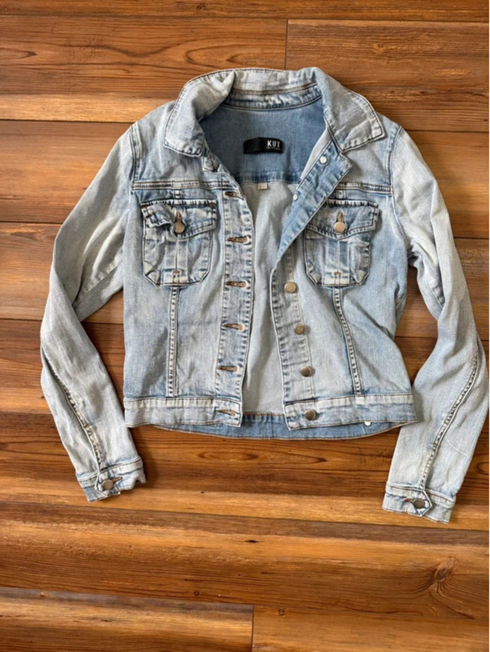 Kut from the cloth jean jacket light wash size small